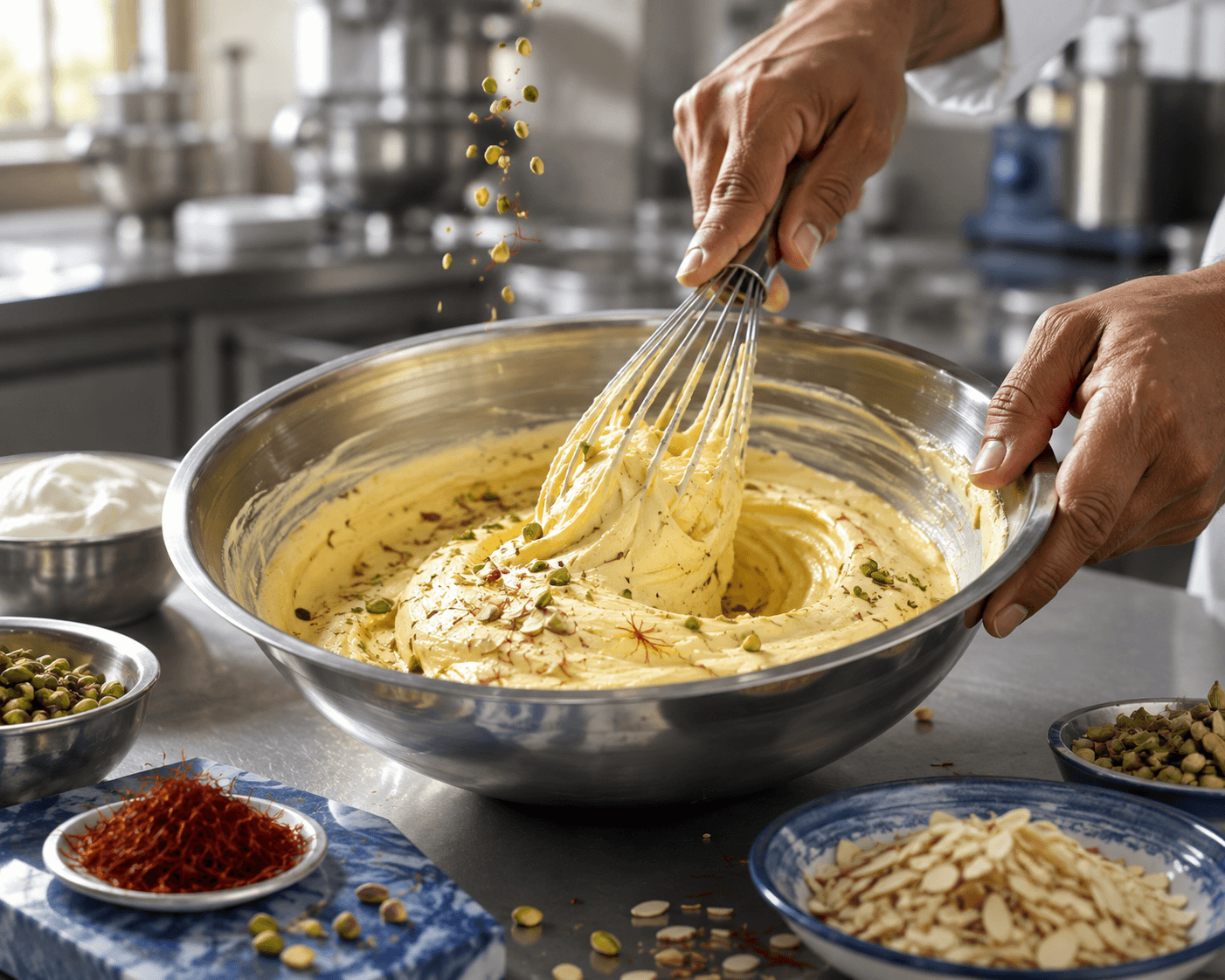 Artisan handcrafting traditional sweets
