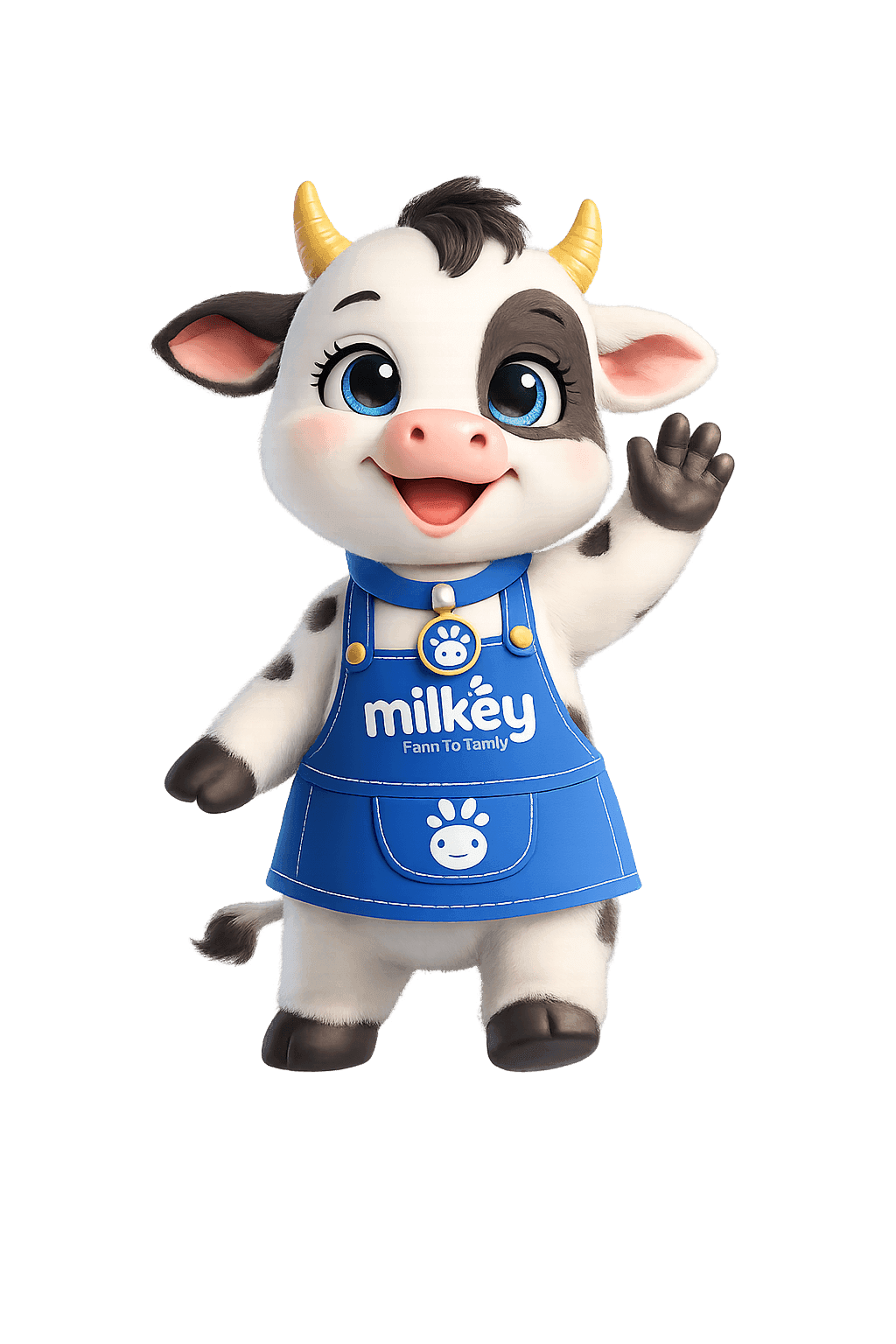 Milku waving hello